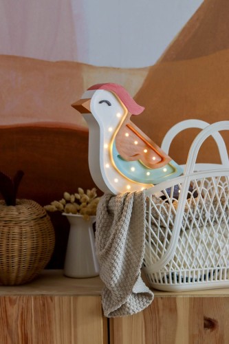 Lampka nocna do dziecięcego pokoiku Błękitna Jemiołuszka