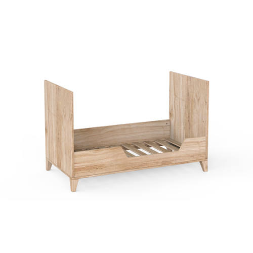 Zestaw drewnianych mebli do pokoju dziecięcego Naia Bois Naturele - łóżeczko 60x120cm