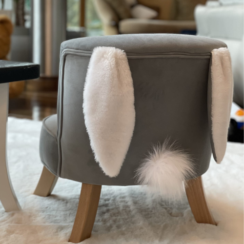 Fotelik dziecięcy z Uszami i Ogonkiem