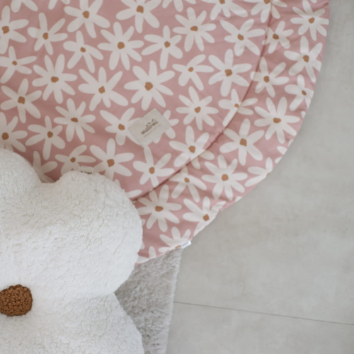 Mata do zabawy w stokrotki 120cm - gruba i ciepła