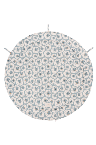 Mata do zabawy w lwy na niebieskim tle 120cm - gruba i ciepła