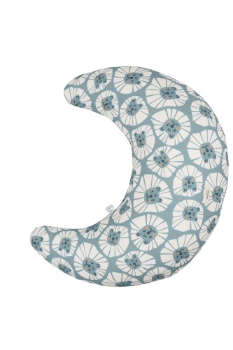 Poduszka do karmienia w niebieskie lwy