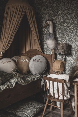 Dekoracyjny duży balon dla dziecka - 40 x 50 cm - szary