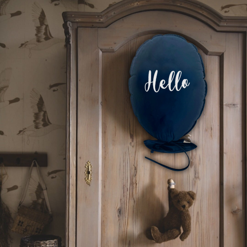 Dekoracyjny duży balon dla dziecka - 40 x 50 cm - granatowy