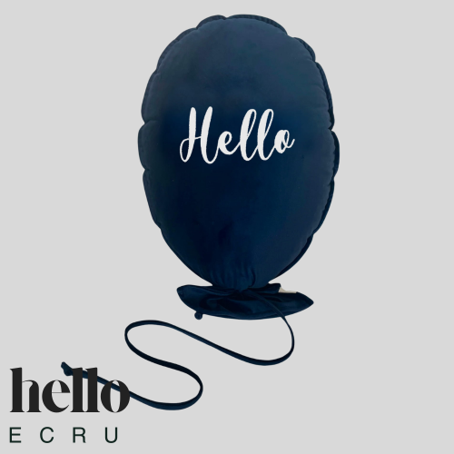 Dekoracyjny duży balon dla dziecka - 40 x 50 cm - granatowy