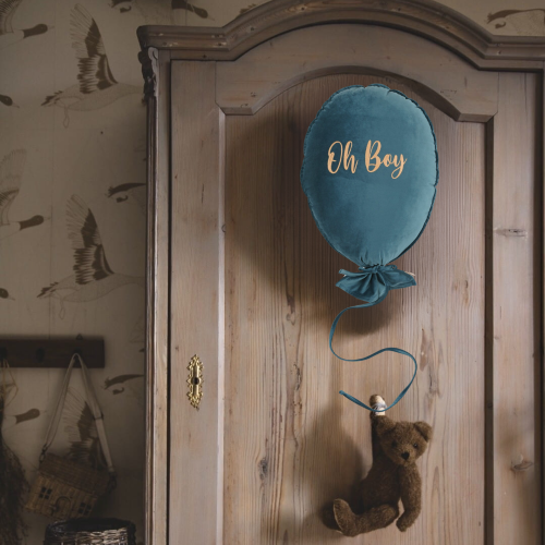 Dekoracyjny duży balon dla dziecka - 40 x 50 cm - Niebieski ciemny