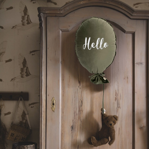 Dekoracyjny duży balon dla dziecka - 40 x 50 cm - leśna zieleń