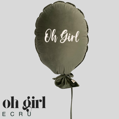 Dekoracyjny duży balon dla dziecka - 40 x 50 cm - leśna zieleń