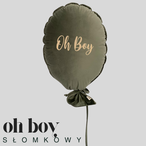 Dekoracyjny duży balon dla dziecka - 40 x 50 cm - leśna zieleń