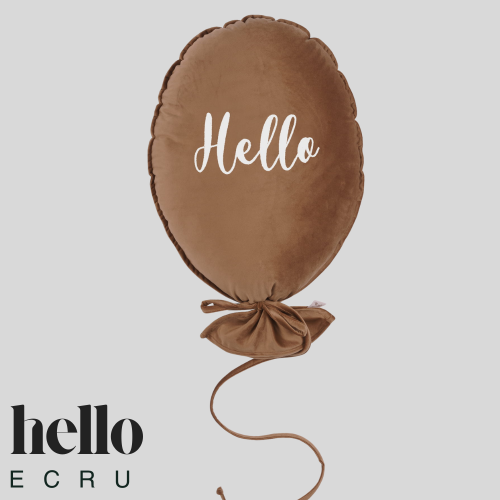 Dekoracyjny duży balon dla dziecka - 40 x 50 cm -ciepły brąz