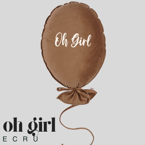 Dekoracyjny duży balon dla dziecka - 40 x 50 cm -ciepły brąz