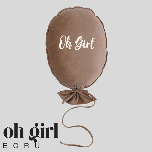 Dekoracyjny duży balon dla dziecka - 40 x 50 cm -kawa z mlekiem