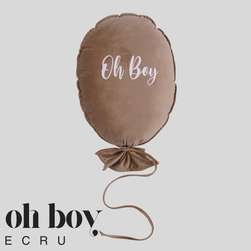 Dekoracyjny duży balon dla dziecka - 40 x 50 cm -kawa z mlekiem