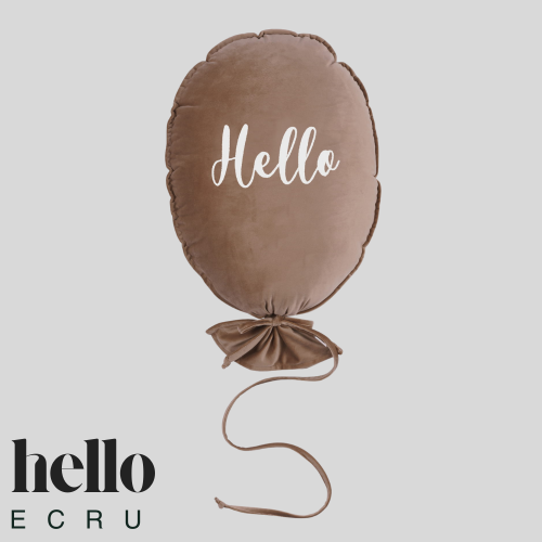 Dekoracyjny duży balon dla dziecka - 40 x 50 cm -kawa z mlekiem