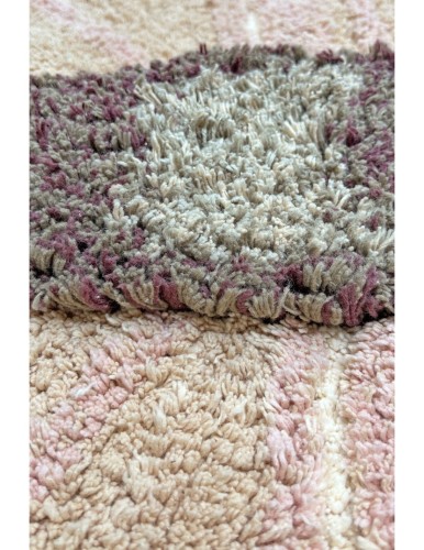 Bawełniany dywan do prania w pralce „Motylek” 120x90 cm - różowy