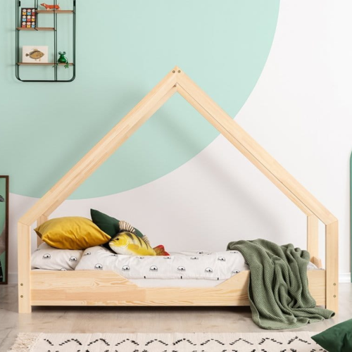 Łóżko domek drewniane z szufladą lub bez - Loca B