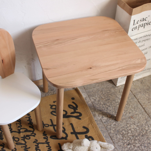 Drewniany stolik dziecięcy kwadratowy 50 x 50cm