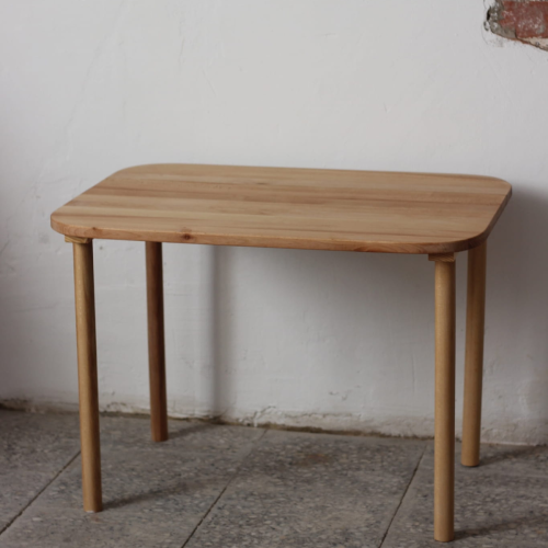 Drewniany stolik dziecięcy prostokątny duży 50x70 cm