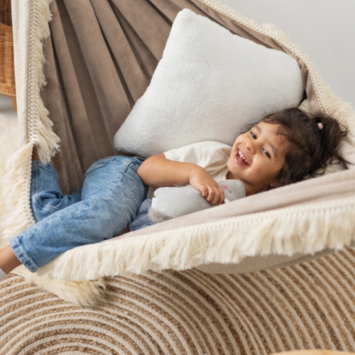 Bawełniany Hamak Dziecięcy Hand Made - Piórkowe Marzenie