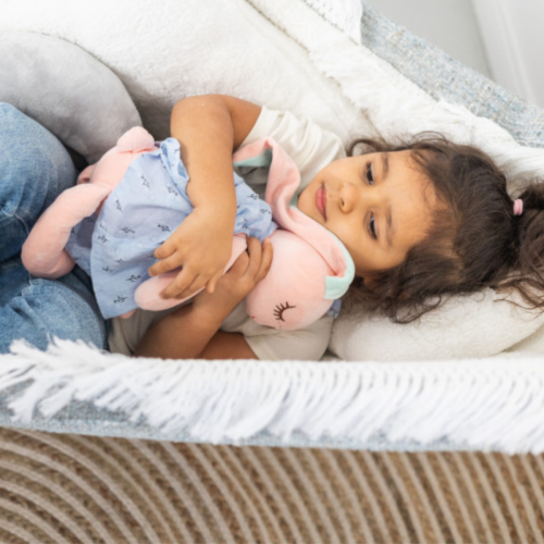 Bawełniany Hamak Dziecięcy dla  Chłopca - Przytulna Krateczka