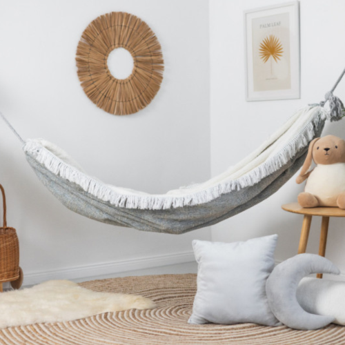 Bawełniany Hamak Dziecięcy Montessori - Przytulna Krateczka