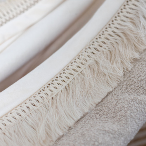 Bawełniany Hamak Dziecięcy na balkon - Puchowy Relaks