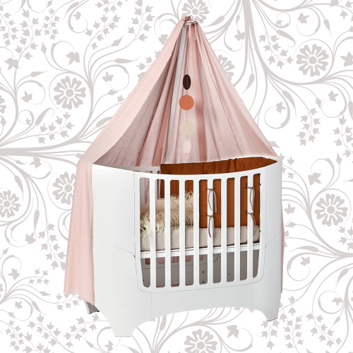 Baldachim do łóżeczka Leander Classic–różowy