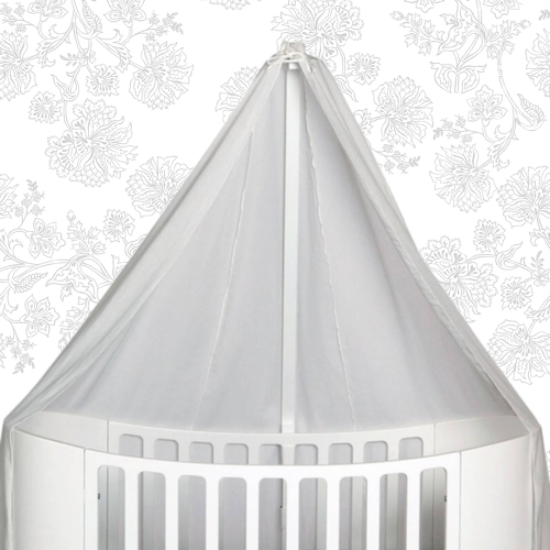 Baldachim do łóżeczka Leander Classic –biały
