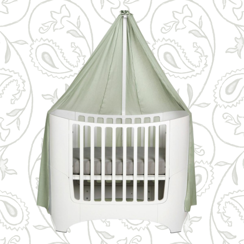 Baldachim do łóżeczka Leander Classic –szałwiowy