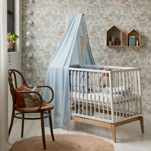 Skandynawskie łóżeczko niemowlęce 120x60 cm Leander Luna