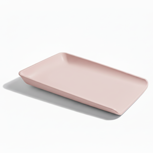 Przewijak piankowy dla niemowląt różowy Small All – łatwy w czyszczeniu, Made in Poland