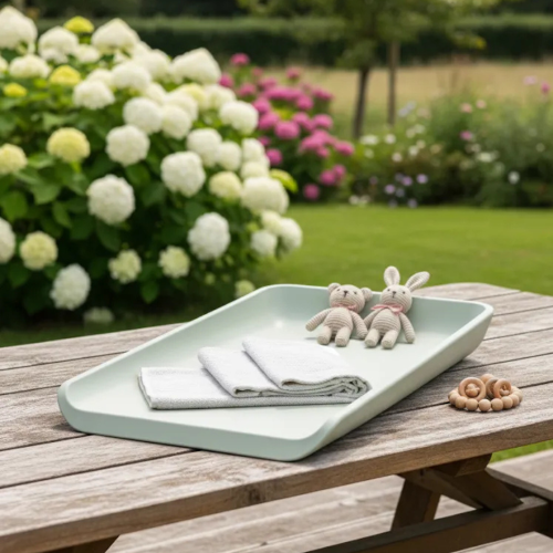 Przewijak piankowy dla niemowląt Small All – pistacjowy