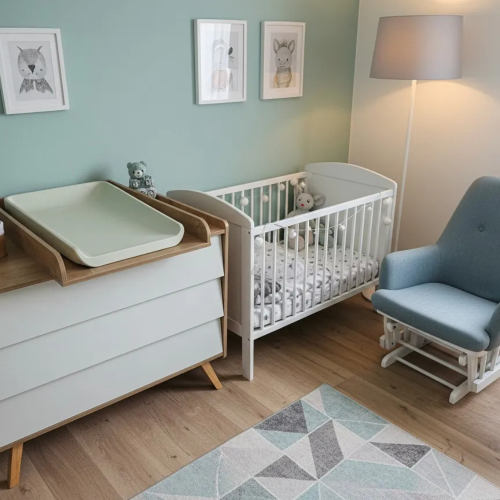 Przewijak piankowy dla niemowląt Small All – pistacjowy