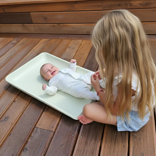 Przewijak piankowy dla niemowląt Small All – pistacjowy