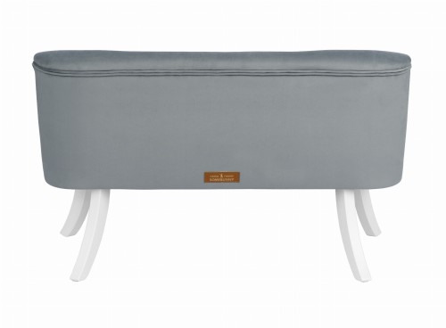 Sofa Welurowa dla dziecka Perłowa Szarość