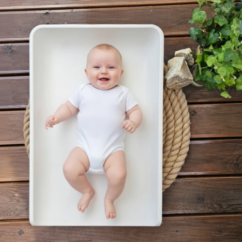 Przewijak piankowy dla niemowląt Small All – śmietankowy