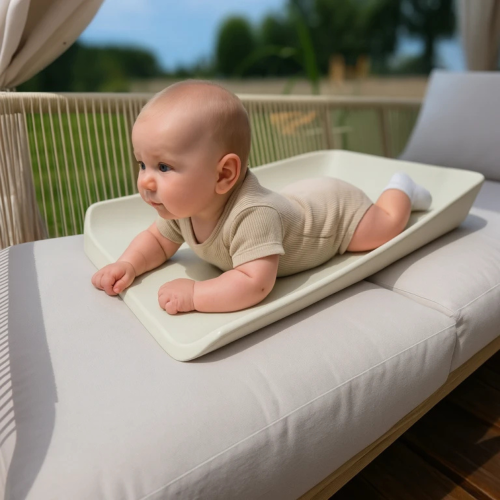 Przewijak piankowy dla niemowląt Small All – śmietankowy