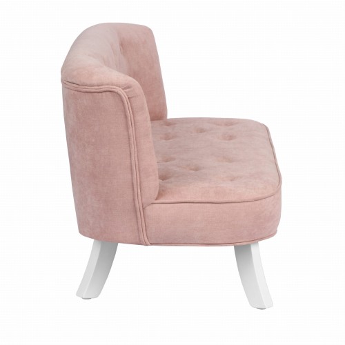 Sofa Welurowa dla dziecka Brudny Róż