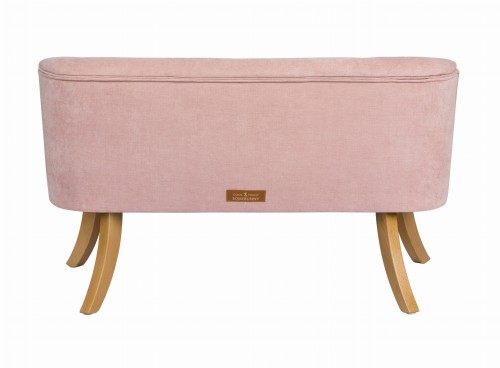Sofa Welurowa dla dziecka Brudny Róż