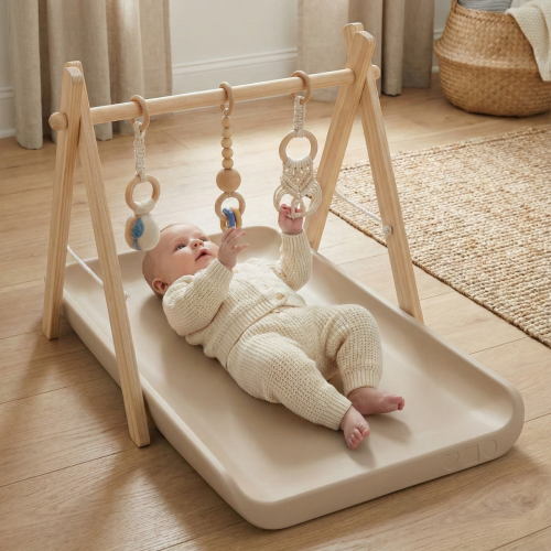 Przewijak piankowy dla niemowląt Small All – śmietankowy