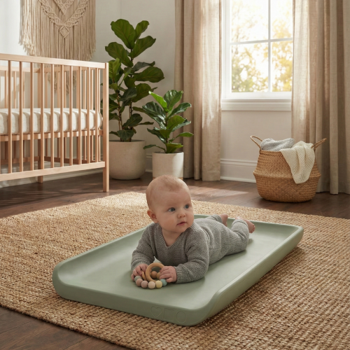 Przewijak piankowy dla niemowląt Small All – pistacjowy