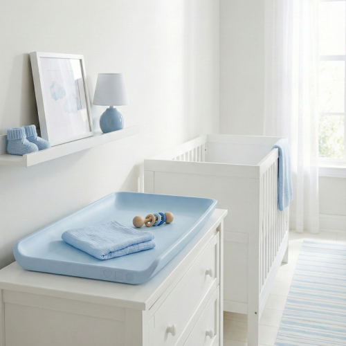 Przewijak piankowy dla niemowląt Small All – błękitny