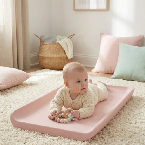 Przewijak piankowy dla niemowląt Small All – różowy