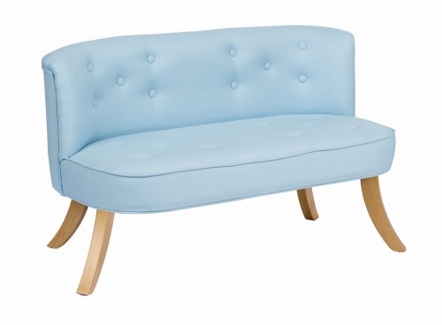 Dziecięca Sofa Eko-Lniana Anielski Błękit
