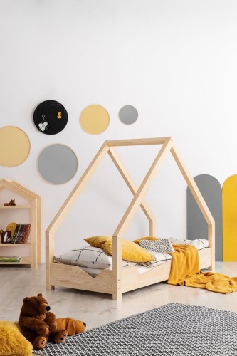 Łóżko dziecięce domek drewniane Montessori - Loca A