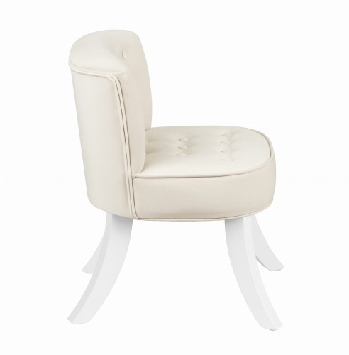 Fotelik dla dziecka Welurowy Wanilia