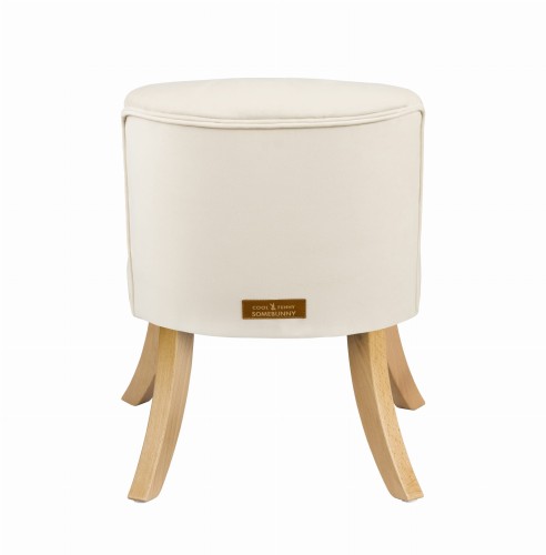 Fotelik dla dziecka Welurowy Wanilia