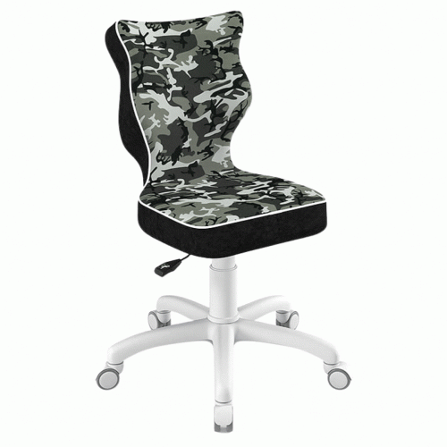 Krzesło do biurka dla dziecka 6–10 lat na kółkach Entelo Petit – moro