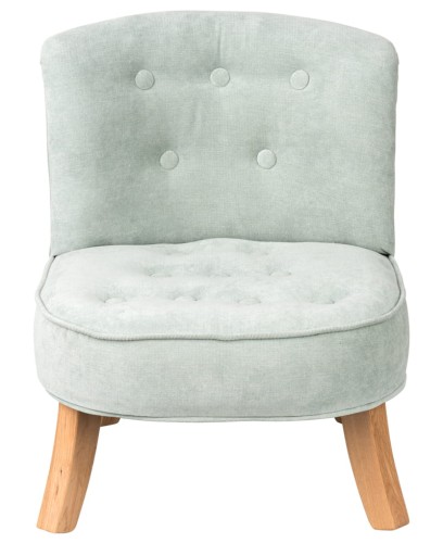 Fotelik dla dziecka Welurowy Mięta