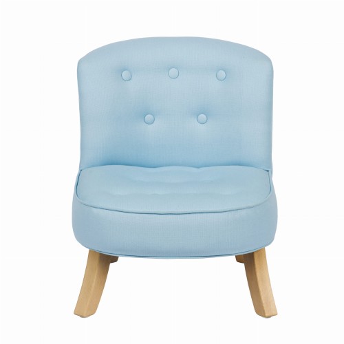 Fotelik dziecięcy Eko-Lniany Anielski Błękit